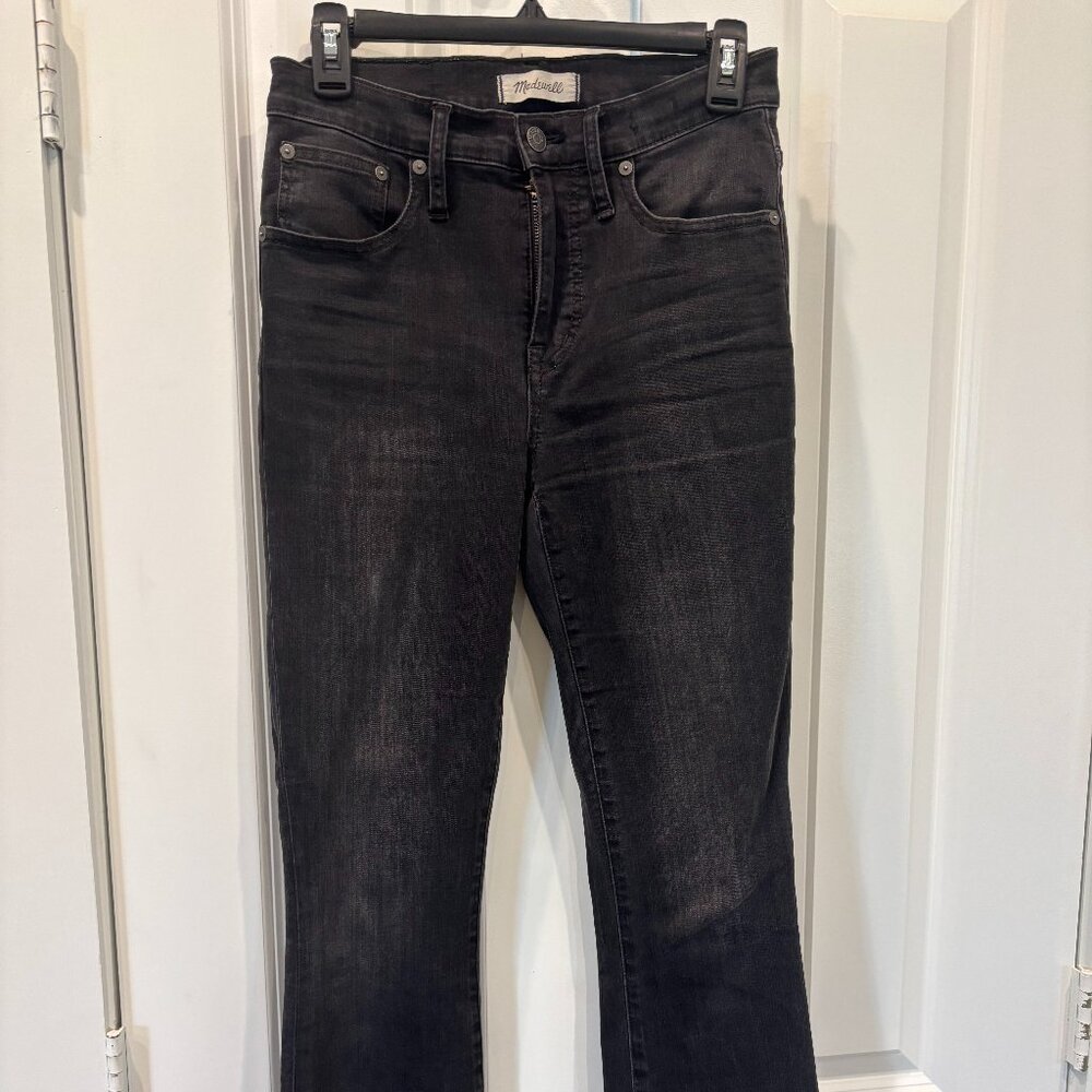 Madewell Cali Demi Boot Raw Hem Jeans